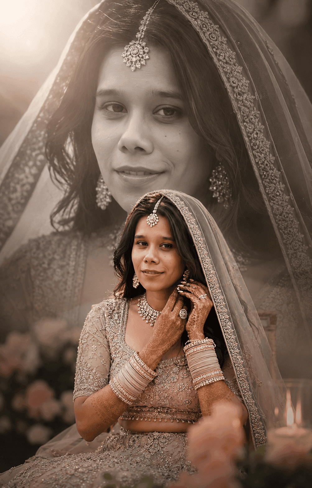 Royal Bridal Album Cover Poster for Wedding Photography