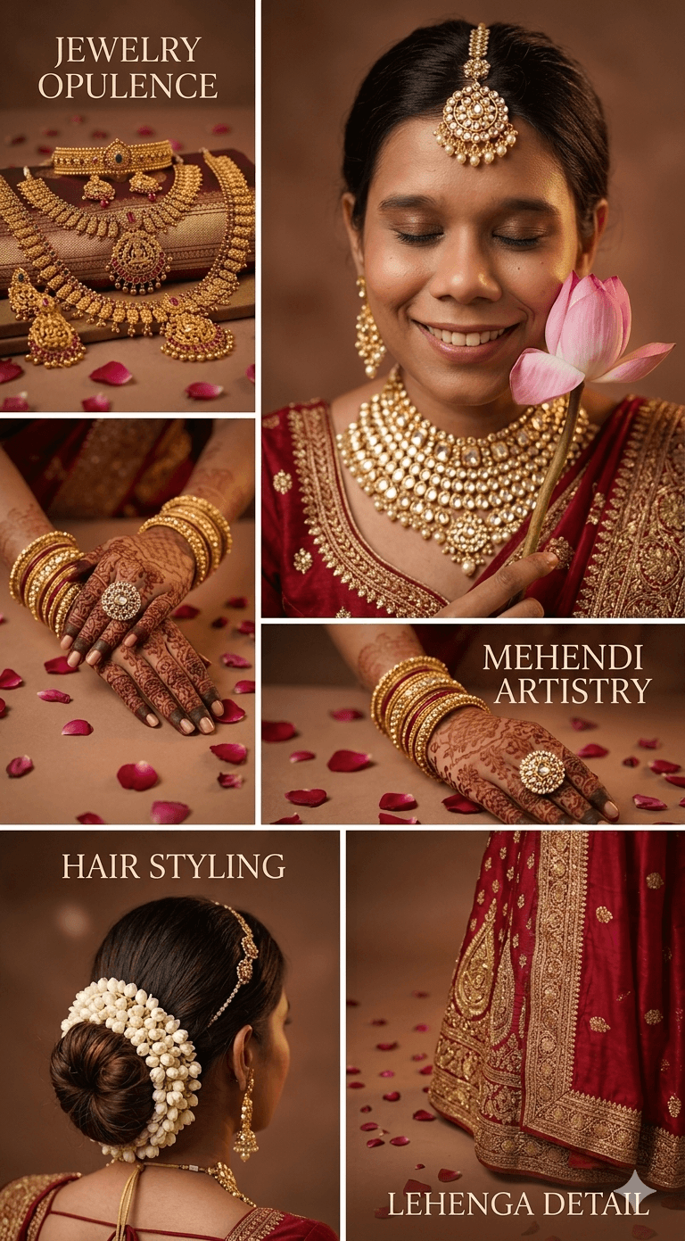 Luxury Bridal Collage Idea for Instagram story